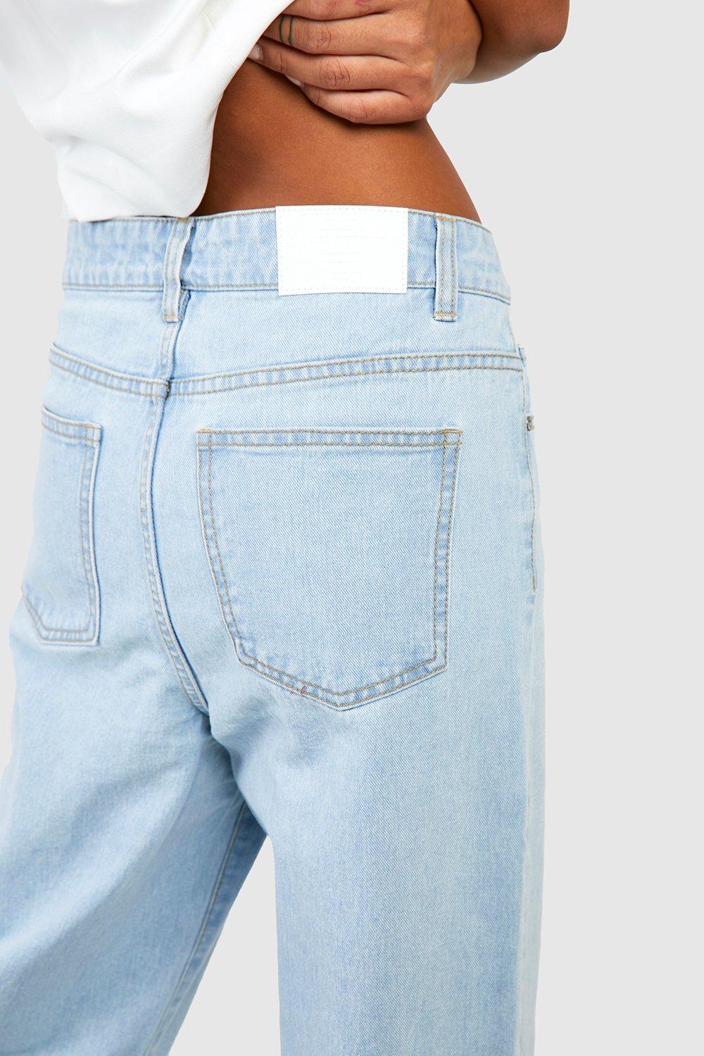 Elastic waist best sale boyfriend jeans